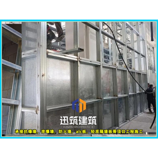 营口防火抗爆墙 耐火4h 抗爆压力值3mpa